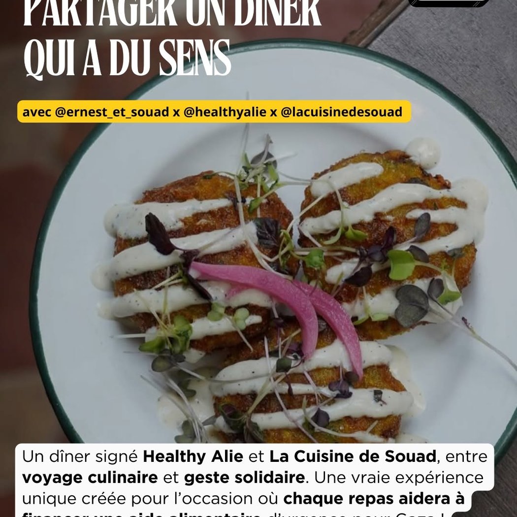 Dîner caritatif Solidarité Vegan 1